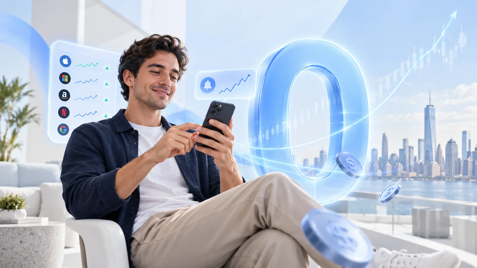 El poder del 0 invertir en acciones internacionales sin comisiones
